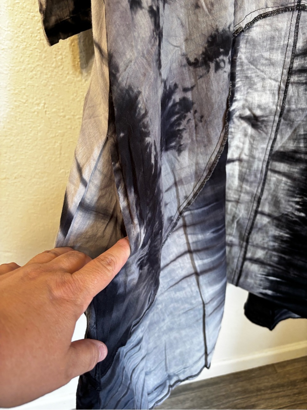 Tulip Lagenlook Tie Dye Tunic Medium - Picture 6 of 7